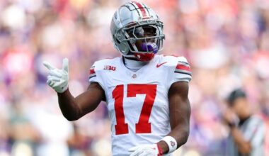 Carnell Tate NFL Draft profile: Ohio State WR climbs toward top-10 pick in 2026