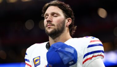 Josh Allen #17 of the Buffalo Bills.