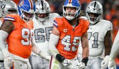 Broncos ILB Alex Singleton 'tracking' towards playing vs. Commanders