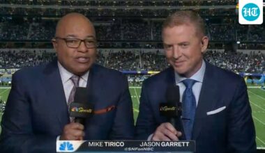 Why Jason Garrett replaced Cris Collinsworth for Bengals vs Ravens today; ‘where is he?’