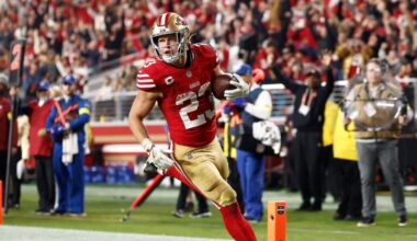 Christian McCaffrey among top anytime touchdown scorer bets for 49ers vs. Browns
