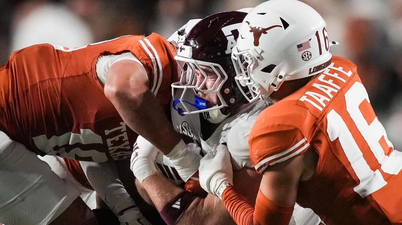 Texas A&M's perfect season spoiled by rival Texas, but playoffs await for the Aggies