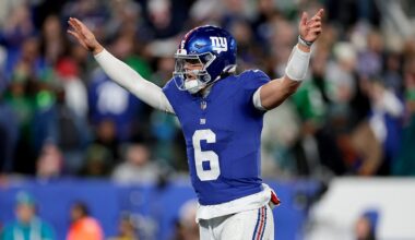 NFL news: Giants announce Jaxson Dart will start vs. Patriots