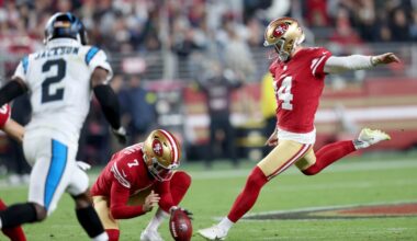 49ers promote Matt Gay, Jalen Graham for poor weather game in Cleveland