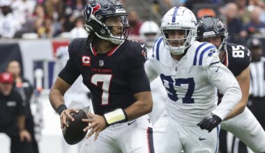 Colts finally home, turn to OL to fend off oncoming Texans