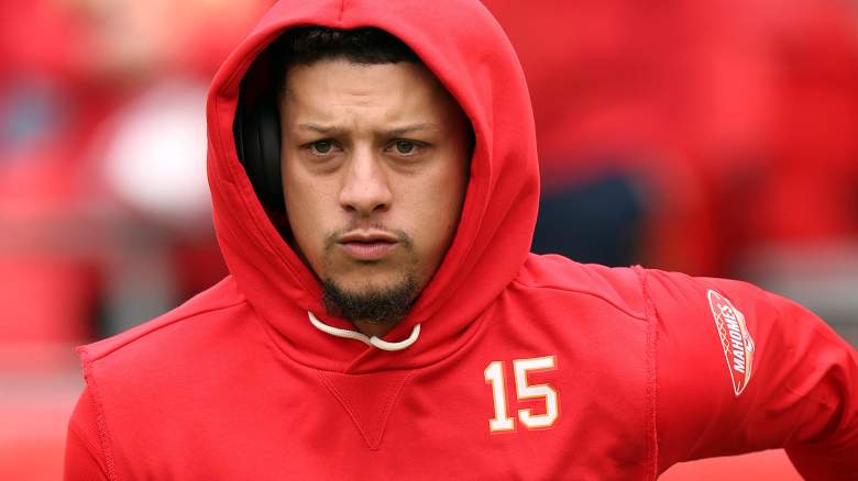 Quarterback Patrick Mahomes #15 of the Kansas City Chiefs grew up a Cowboys fan in East Texas.