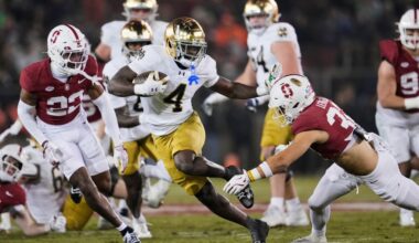 No. 9 Notre Dame rolls over Stanford 49-20 on its way to College Football Playoff