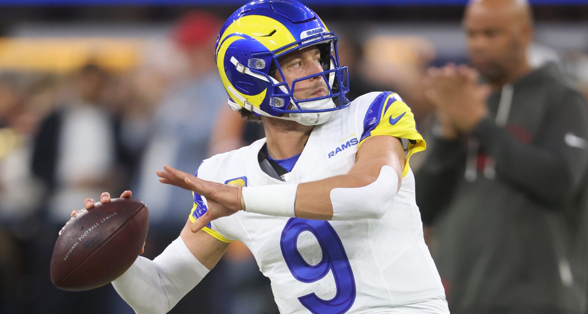 Rams QB Matthew Stafford Aiming to Break Tom Brady Record vs. Panthers