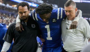 Colts' Sauce Gardner suffers noncontact calf injury, ruled out