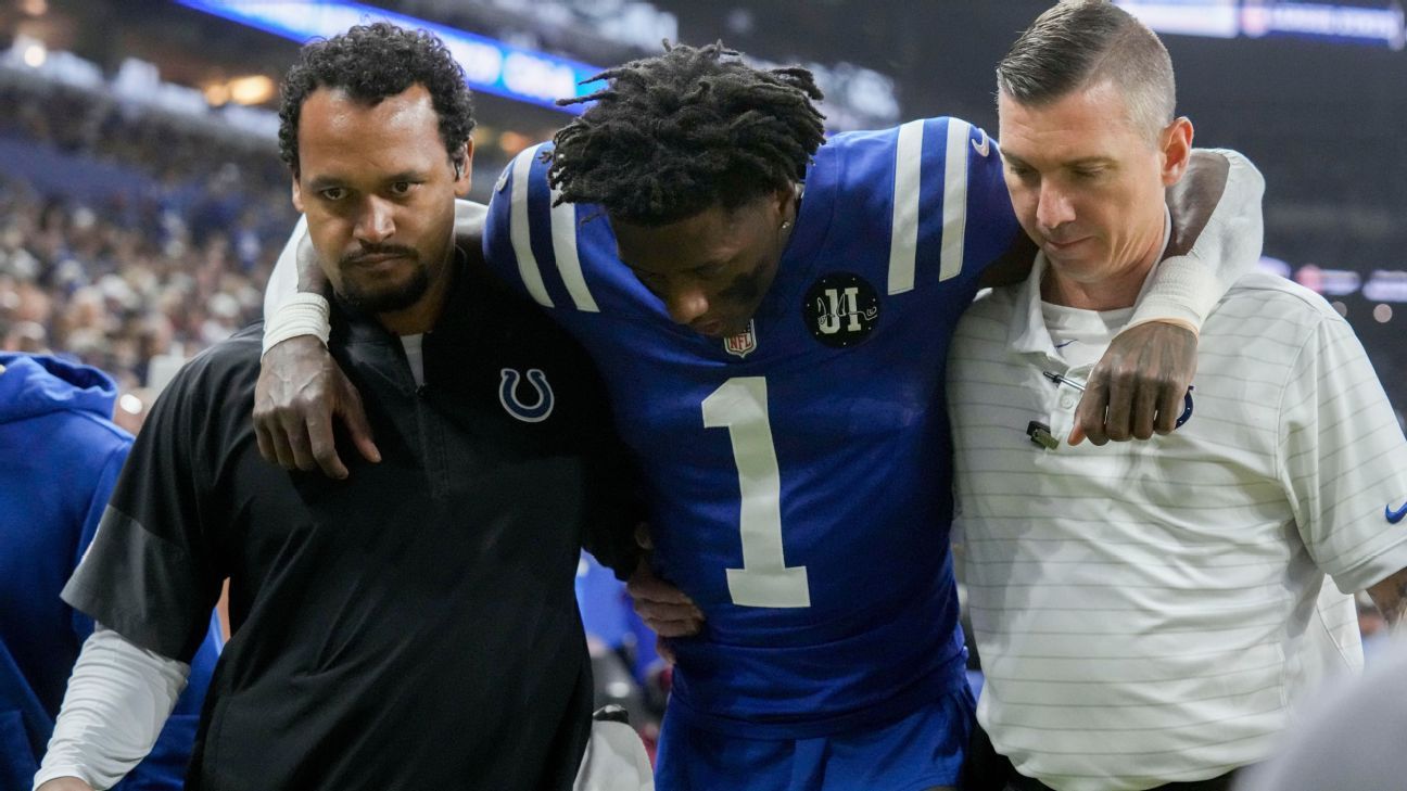 Colts' Sauce Gardner suffers noncontact calf injury, ruled out
