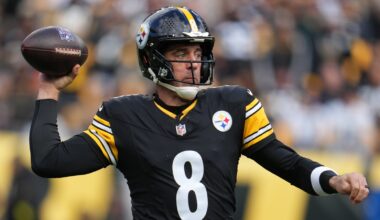 Is Aaron Rodgers playing today? Mason Rudolph to play Steelers QB as Rodgers missing game against Bears due to wrist injury