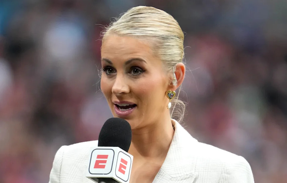 Laura Rutledge on ESPN.© Kirby Lee-Imagn Images