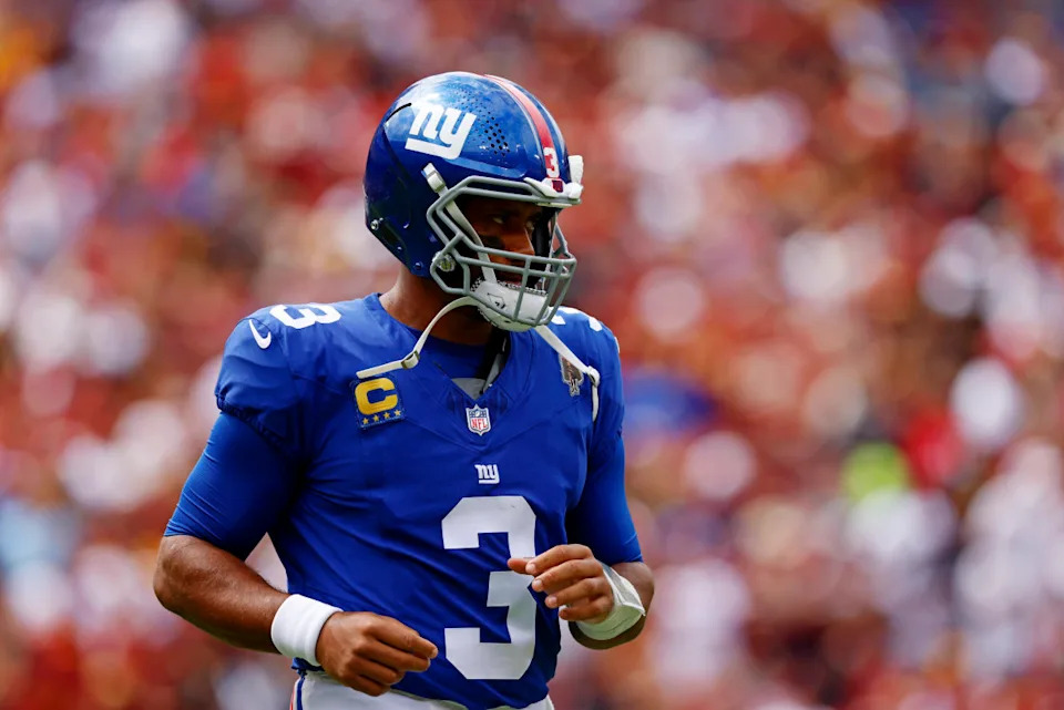 New York Giants quarterback Russell Wilson (3).Peter Casey-Imagn Images