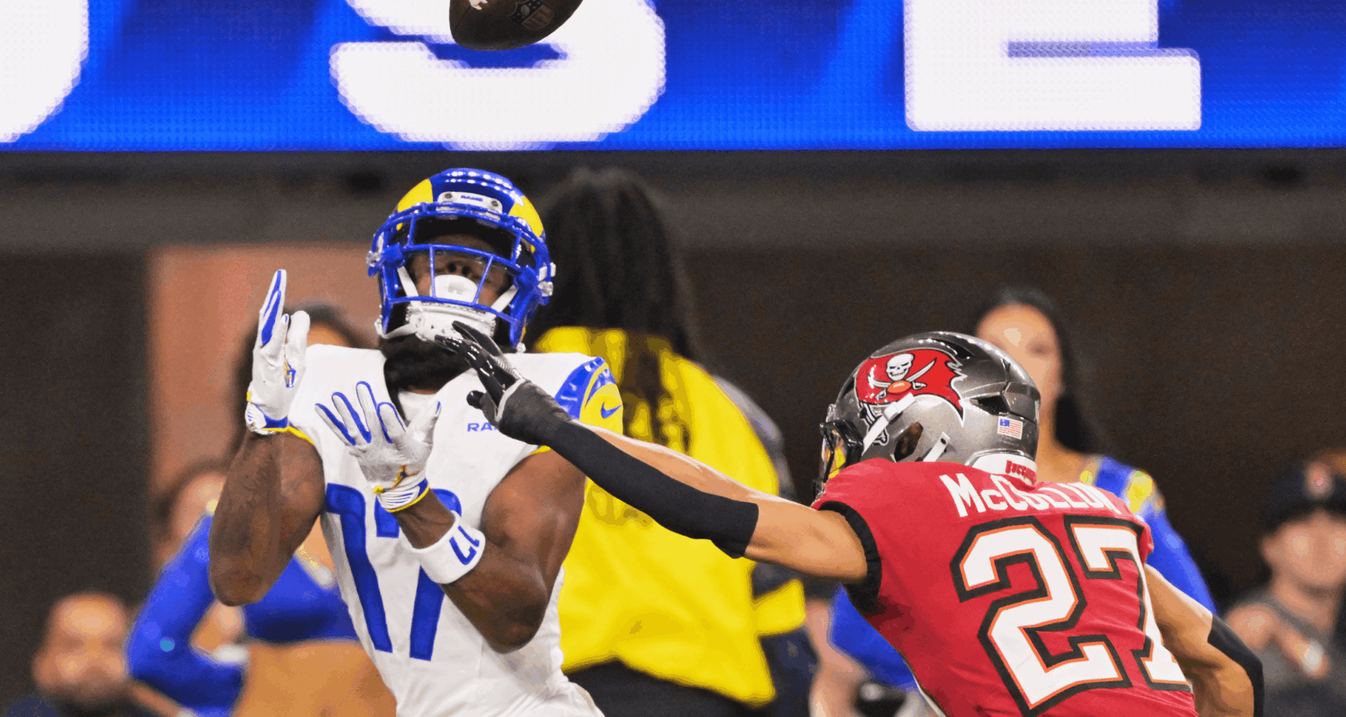 Davante Adams of the Los Angeles Rams.