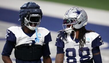 CeeDee Lamb, George Pickens sidelined for Cowboys’ first offensive series vs. Raiders