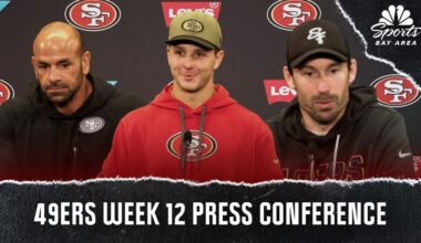Brock Purdy, Robert Saleh, Klay Kubiak preview Week 12 game – NBC Sports Bay Area & California