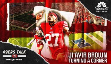 Ji’Ayir Brown turning corner with two-interception performance – NBC Sports Bay Area & California
