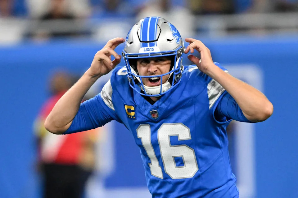Detroit Lions quarterback Jared GoffLon Horwedel-Imagn Images