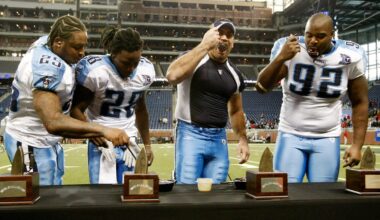 Titans own biggest Thanksgiving blowout since 2000. Let's look back