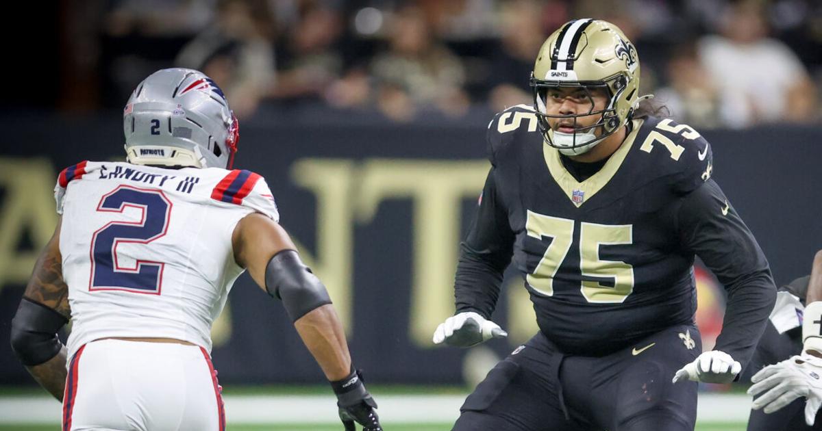 Taliese Fuaga expected to miss Saints' game against Carolina this week | Sports