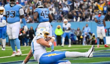 Justin Herbert shakes off a pick-6 as the Chargers beat skidding Titans 27-20 | Sports