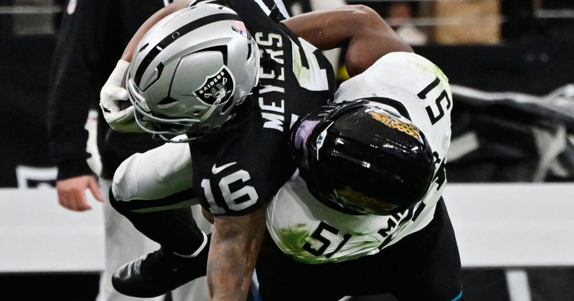 Jaguars' new receiver Jakobi Meyers to debut against Texans, who will be without C.J. Stroud | NFL