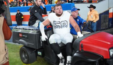 Raiders' Jackson Powers-Johnson to go on injured reserve because of serious ankle injury | Sports