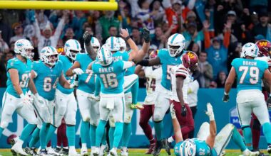 Jones celebrates in Cristiano Ronaldo style as Dolphins beat Commanders 16-13 in overtime in Spain | NFL