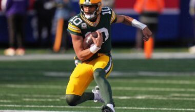 Packers running back Josh Jacobs leaves game at the Giants with a knee injury | NFL