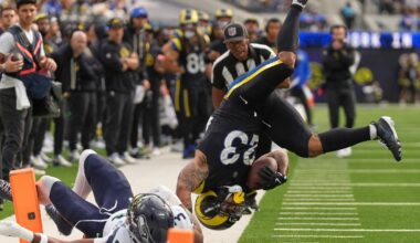 Quentin Lake's elbow injury in Rams' victory over Seahawks casts a pall over his surging team | NFL