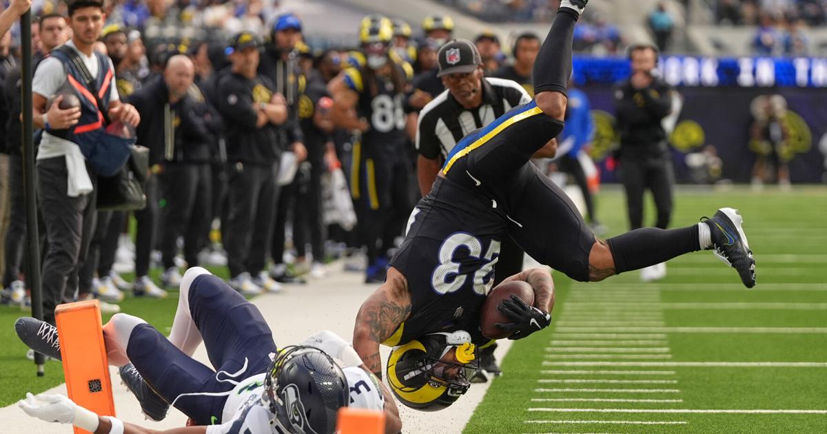 Quentin Lake's elbow injury in Rams' victory over Seahawks casts a pall over his surging team | NFL