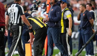 Bears coach Ben Johnson not ready to talk playoffs with team in sole possession of NFC North lead | Sports