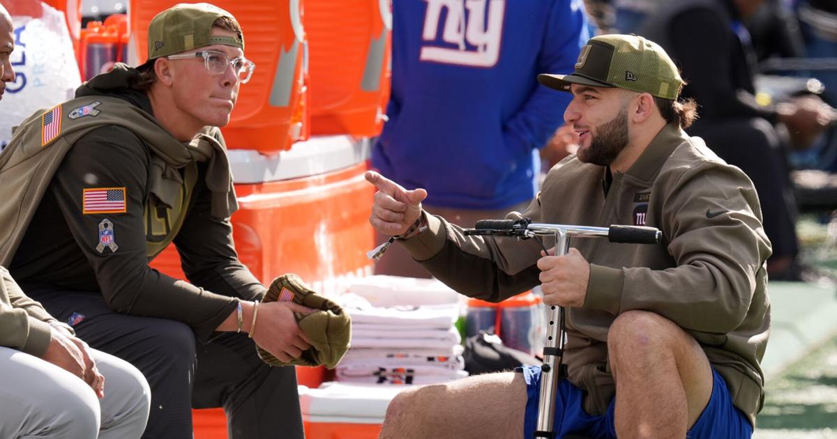 Injured Giants running back Cam Skattebo defends his WWE 'Monday Night Raw' appearance | NFL