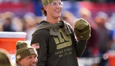 Jaxson Dart is progressing toward playing for the Giants at Detroit, interim coach Mike Kafka says | NFL