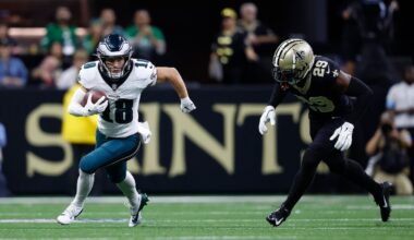 Eagles place starting defender on IR, likely to be without star WR in game against Bears