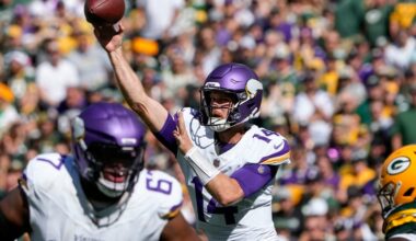 Vikings attempt to beat Packers at Lambeau Field for a third straight season