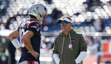 Patriots' Josh McDaniels takes accountability for goal line struggles