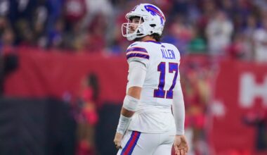Buffalo Bills' Josh Allen vents his frustrations in loss to Texans