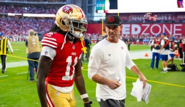 Brandon Aiyuk won't return from injured list for 49ers' Week 10 game