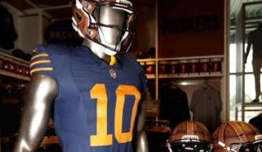 Packers wearing '1923 Classic' throwback uniforms vs. Panthers in Week 9