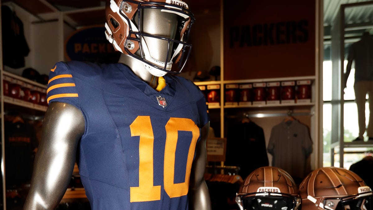 Packers wearing '1923 Classic' throwback uniforms vs. Panthers in Week 9