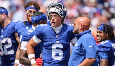 Giants' Jaxson Dart pays emotional tribute to fired coach Brian Daboll