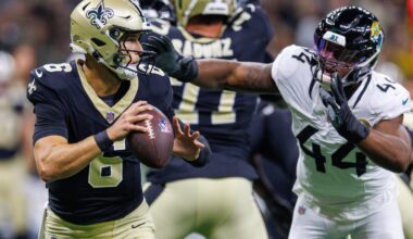 Jacksonville Jaguars injury updates on Brian Thomas Jr., Travon Walker