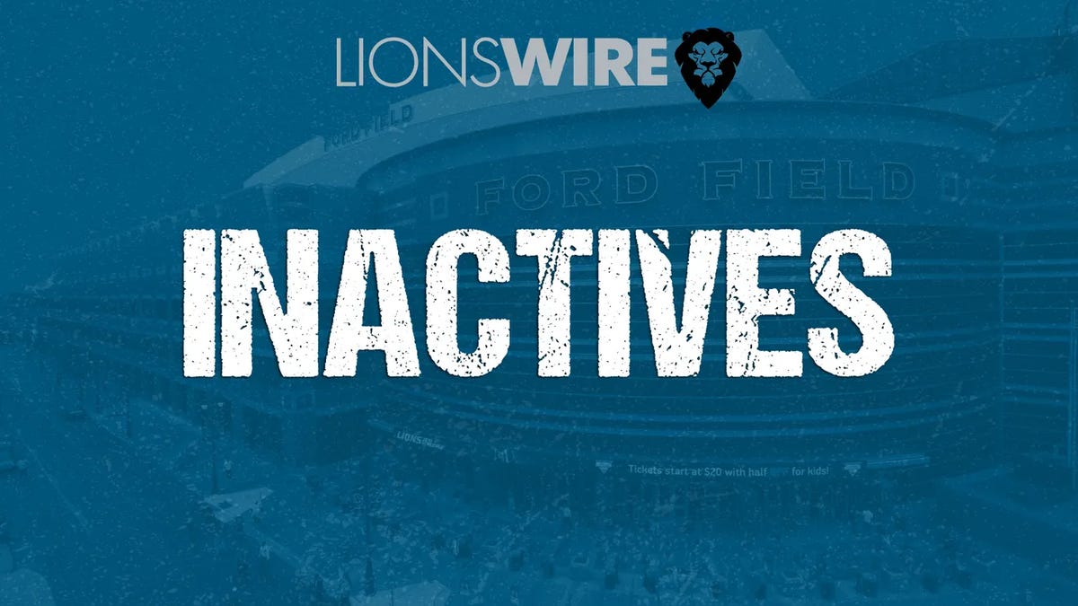 Lions inactives for Week 13: Marcus Davenport is back