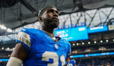 Kerby Joseph will miss 3rd straight game