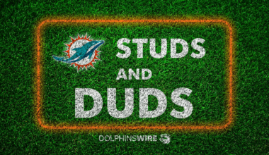 Studs and duds from the Dolphins' 2025 season at the bye week