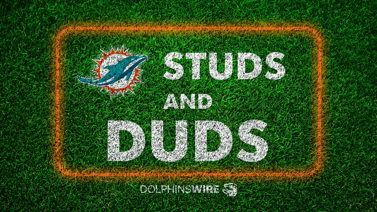Studs and duds from the Dolphins' 2025 season at the bye week