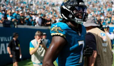 Jaguars injury report lists Brian Thomas Jr. (ankle) limited Week 11