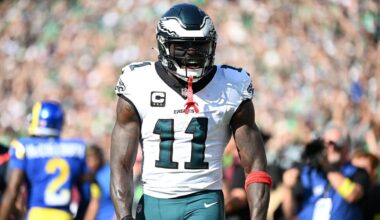 A.J. Brown says watching other WRs 'gets me upset so I stay away'