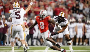 Ohio State's Arvell Reese mocked at No. 1 overall pick by USA TODAY